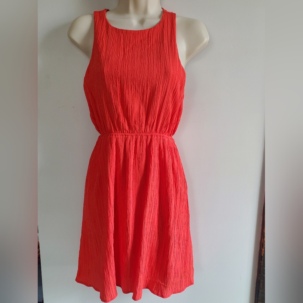 Heath Ceramics Strapless Red Dress